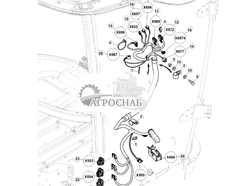 Жгут проводов подлокотника - ST831965 492.jpg